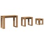 Mesas apilables 3 uds madera de ingeniería roble artisan de , Mesas auxiliares - Ref: Foro24-856679, Precio: 58,94 €, Descuen...