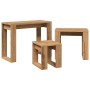 Mesas apilables 3 uds madera de ingeniería roble artisan de , Mesas auxiliares - Ref: Foro24-856679, Precio: 58,94 €, Descuen...