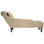 Tumbona almohada reposabrazo derecho cuero sintético gris claro de , Divanes - Ref: Foro24-4009857, Precio: 137,96 €, Descuen...