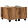 Mesa de centro madera de ingeniería envejecida 60x60x38 cm de , Mesas de centro - Ref: Foro24-856548, Precio: 78,48 €, Descue...