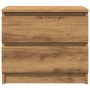 Mesita de noche madera de ingeniería roble artisan 50x40x43.5cm de , Mesitas de noche - Ref: Foro24-856520, Precio: 53,92 €, ...