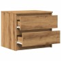 Mesita de noche madera de ingeniería roble artisan 50x40x43.5cm de , Mesitas de noche - Ref: Foro24-856520, Precio: 53,92 €, ...