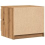 Mesita de noche madera de ingeniería roble artisan 50x40x43.5cm de , Mesitas de noche - Ref: Foro24-856520, Precio: 53,92 €, ...