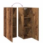 Mueble para TV madera de ingeniería envejecida 30,5x30x90 cm de , Muebles TV - Ref: Foro24-856394, Precio: 52,55 €, Descuento: %