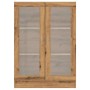Armario de madera de ingeniería roble artisan 82,5x30,5x115 cm de , Librerías y estanterías - Ref: Foro24-856157, Precio: 115...