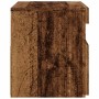 Mueble TV luces LED madera ingeniería envejecida 60x35x40 cm de , Muebles TV - Ref: Foro24-856309, Precio: 52,48 €, Descuento: %