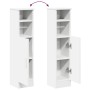Mueble de baño con portarrollos blanco 20,5x22x90 cm de , Muebles de baño - Ref: Foro24-858497, Precio: 37,38 €, Descuento: %