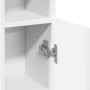 Mueble de baño con portarrollos blanco 20,5x22x90 cm de , Muebles de baño - Ref: Foro24-858497, Precio: 37,38 €, Descuento: %