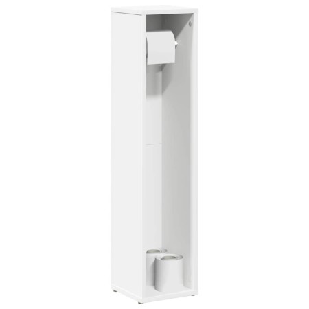 Mueble de baño con portarrollos blanco 20,5x20x90 cm de , Muebles de baño - Ref: Foro24-858506, Precio: 24,70 €, Descuento: %