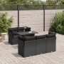 Set de sofás de jardín 6 piezas y cojines ratán sintético negro de , Conjuntos de jardín - Ref: Foro24-3326096, Precio: 464,8...