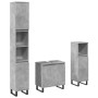 Set muebles de baño 2 piezas madera contrachapada gris hormigón de , Muebles de baño - Ref: Foro24-3324954, Precio: 165,85 €,...