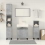 Set muebles de baño 2 piezas madera contrachapada gris hormigón de , Muebles de baño - Ref: Foro24-3324954, Precio: 165,85 €,...