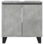 Set muebles de baño 2 piezas madera contrachapada gris hormigón de , Muebles de baño - Ref: Foro24-3324954, Precio: 165,85 €,...