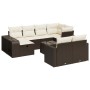 Set de sofás de jardín 11 pzas cojines ratán sintético marrón de , Conjuntos de jardín - Ref: Foro24-3326077, Precio: 633,19 ...