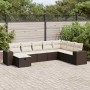 Set sofás de jardín 8 piezas y cojines ratán sintético marrón de , Conjuntos de jardín - Ref: Foro24-3325739, Precio: 515,46 ...