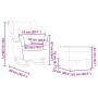 Sillón mecedora con taburete tela gris claro de , Sillones - Ref: Foro24-3307997, Precio: 286,84 €, Descuento: %