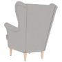 Sillón de tela gris nube 74x84x100 cm de , Sillones - Ref: Foro24-4016905, Precio: 221,04 €, Descuento: %