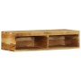 Mueble de TV de pared madera maciza de acacia 80x30x19 cm de , Almacenamiento para CD y DVD - Ref: Foro24-4017478, Precio: 66...