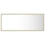Espejo de baño LED acrílico color roble Sonoma 100x8,5x37 cm de vidaXL, Tocadores de baño - Ref: Foro24-804943, Precio: 55,61...