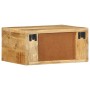 Mesita de noche de pared madera maciza de mango rugosa de , Mesitas de noche - Ref: Foro24-4017452, Precio: 68,62 €, Descuent...