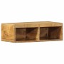 Mueble de TV de pared madera maciza de mango rugosa 60x30x19 cm de , Almacenamiento para CD y DVD - Ref: Foro24-4017473, Prec...