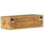 Mueble de TV de pared madera maciza de mango rugosa 60x30x19 cm de , Almacenamiento para CD y DVD - Ref: Foro24-4017473, Prec...