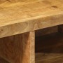 Mueble de TV de pared madera maciza de mango rugosa 60x30x19 cm de , Almacenamiento para CD y DVD - Ref: Foro24-4017473, Prec...