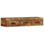 Mueble de TV de pared madera maciza reciclada 100x30x19 cm de , Almacenamiento para CD y DVD - Ref: Foro24-4017465, Precio: 1...