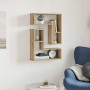Estantes cubo de pared 2 uds madera roble artisan 50x15x50 cm de , Estantes y estanterías - Ref: Foro24-856605, Precio: 37,57...