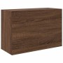 Mueble de pared baño madera ingeniería roble marrón 60x25x40 cm de , Tocadores de baño - Ref: Foro24-860073, Precio: 45,99 €,...