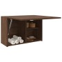 Mueble de pared baño madera ingeniería roble marrón 60x25x40 cm de , Tocadores de baño - Ref: Foro24-860073, Precio: 45,99 €,...