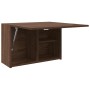 Mueble de pared baño madera ingeniería roble marrón 60x25x40 cm de , Tocadores de baño - Ref: Foro24-860073, Precio: 45,99 €,...