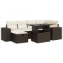 Set sofás de jardín 8 piezas y cojines ratán sintético marrón de , Conjuntos de jardín - Ref: Foro24-3327943, Precio: 521,49 ...