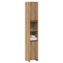 Armario de baño madera ingeniería roble artisan 30x30x183,5 cm de , Muebles de baño - Ref: Foro24-856065, Precio: 103,27 €, D...