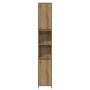 Armario de baño madera ingeniería roble artisan 30x30x183,5 cm de , Muebles de baño - Ref: Foro24-856065, Precio: 103,27 €, D...