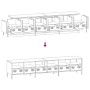 Mueble para TV acero laminado en frío blanco 202x39x43,5 cm de , Muebles TV - Ref: Foro24-3307160, Precio: 214,07 €, Descuent...