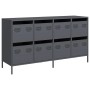 Aparador de acero laminado en frío antracita 135x39x73,5 cm de , Aparadores - Ref: Foro24-3307169, Precio: 224,83 €, Descuent...