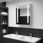 Mueble de baño con espejo LED 50x13x70 cm de vidaXL, Tocadores de baño - Ref: Foro24-285117, Precio: 104,87 €, Descuento: %