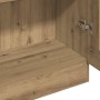 Aparador alto madera ingeniería roble artisan 82,5x30,5x185 cm de , Librerías y estanterías - Ref: Foro24-3318717, Precio: 17...