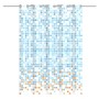 EISL Cortina de ducha con mosaico azul y naranja 200x180x0,2 cm de , Cortinas de ducha - Ref: Foro24-438833, Precio: 22,25 €,...