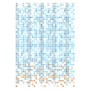 EISL Cortina de ducha con mosaico azul y naranja 200x180x0,2 cm de , Cortinas de ducha - Ref: Foro24-438833, Precio: 22,25 €,...