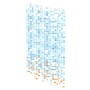 EISL Cortina de ducha con mosaico azul y naranja 200x180x0,2 cm de , Cortinas de ducha - Ref: Foro24-438833, Precio: 22,25 €,...