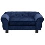 Sofá para perros felpa azul 72x45x30 cm de , Camas para perros - Ref: Foro24-171040, Precio: 96,79 €, Descuento: %