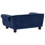 Sofá para perros felpa azul 72x45x30 cm de , Camas para perros - Ref: Foro24-171040, Precio: 96,79 €, Descuento: %