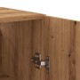 Armario de pared madera ingeniería marrón roble 69,5x34x90 cm de , Aparadores - Ref: Foro24-857295, Precio: 90,17 €, Descuent...