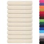 Toallas de sauna 10 uds 100% algodón crema 80x200 cm 360 gsm de , Toallas - Ref: Foro24-137009, Precio: 110,72 €, Descuento: %