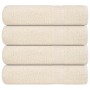 Toallas de ducha 4 uds 100% algodón crema 70x140 cm 360 gsm de , Toallas - Ref: Foro24-137002, Precio: 38,25 €, Descuento: %