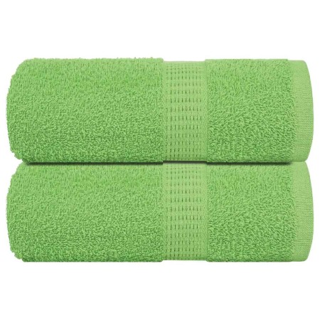 Toallas 2 unidades 100% algodón verde manzana 30x30 cm 360 gsm de , Toallas - Ref: Foro24-137016, Precio: 11,53 €, Descuento: %