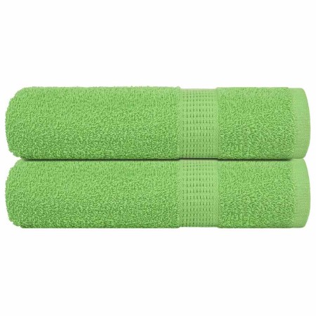Toallas de Baño 2 uds Verde Manzana 100x150 cm 360 gsm de , Toallas - Ref: Foro24-137028, Precio: 27,99 €, Descuento: %