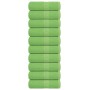 Toallas invitados 10 uds algodón verde manzana 30x50 cm 360 gsm de , Toallas - Ref: Foro24-137021, Precio: 25,20 €, Descuento: %